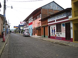 Een straat in Rivas