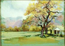 Summer Place, 1925, watercolor