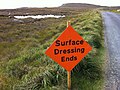 Surface dressing ends, Ireland