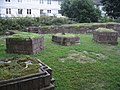 Ruinerne af Olavskirken, den eneste rundkirke i Norge, tilhørende Præmonstratenser-ordenen.