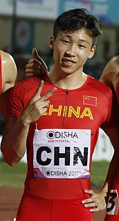 Tang Xingqiang Chinese sprinter