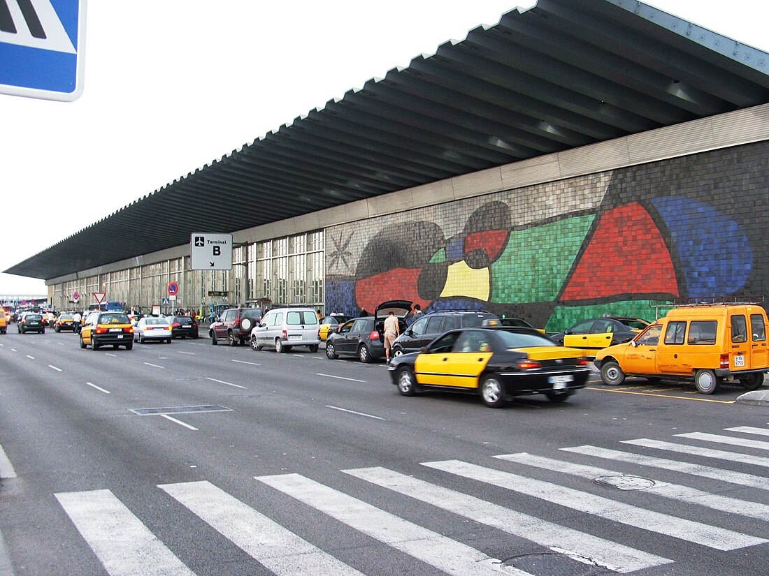 Mural de l'Aeroport de Barcelona