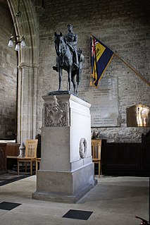 <span class="mw-page-title-main">Equestrian statue of Edward Horner</span> Memorial to Edward Horner, who died of wounds in the First World War
