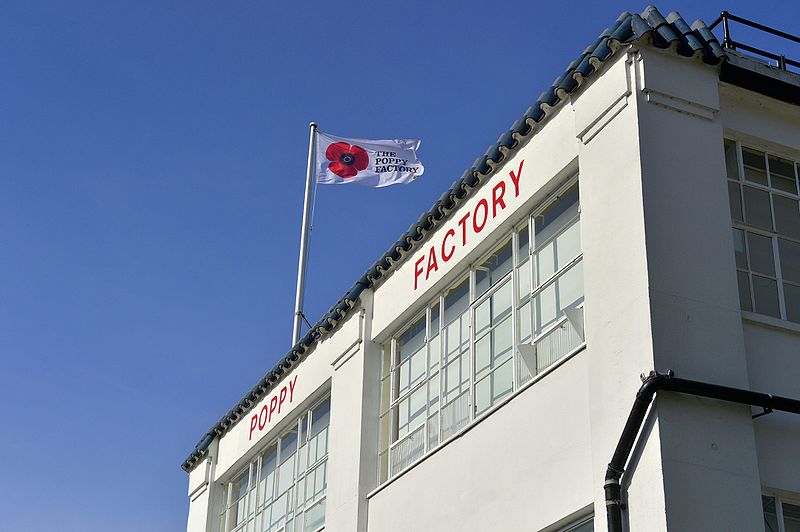 File:The Poppy Factory's headquarters in Richmond, London.jpg