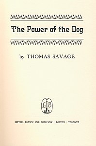 Thomas Savage - The Power of the Dog 1967.jpg