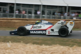 The TG183B at the 2010 Goodwood Festival of Speed. Toleman TG183B at Goodwood 2010.jpg