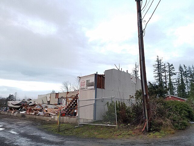 Damage from the 2018 tornado