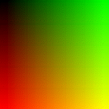 Redukcia na 36 farieb, metóda distribúcie odchýlky Floyd-Steinberg.