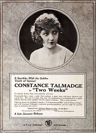 <i>Two Weeks</i> (1920 film) 1920 film by Sidney Franklin