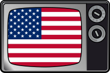 U.S. flag on television.svg