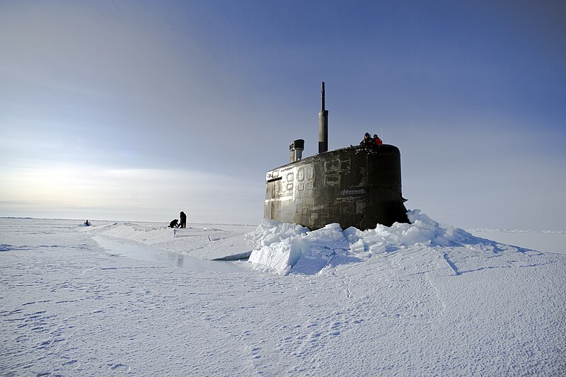 File:US Navy 110319-N-UH963-293 Sailors and members of the Applied Physics Laboratory Ice Station clear ice from the hatch of USS Connecticut (SSN 22).jpg