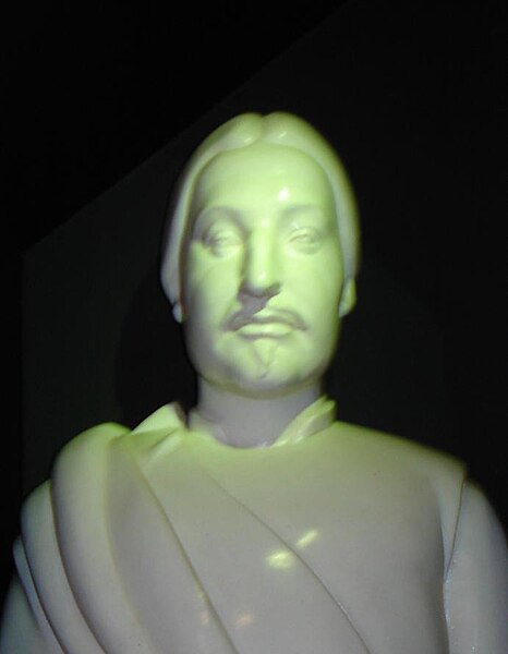 A bust of William, made for display in the Tain & District Museum