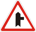 Minor road ahead on right