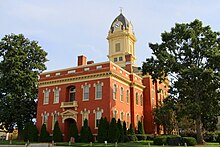 Union County Courthouse, Monroe, NC September 2017, side view.jpg