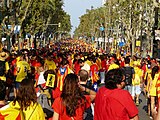 V Catalana, branca de la Diagonal.