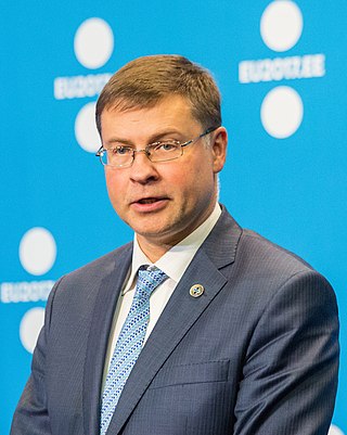 <span class="mw-page-title-main">Valdis Dombrovskis</span> Latvian politician