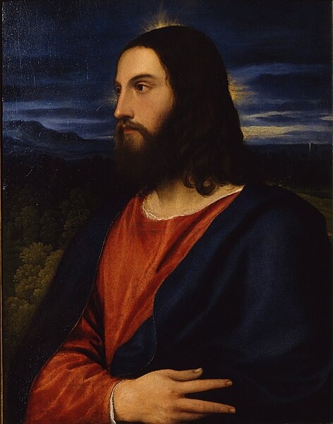 File:Vecellio Tiziano - Cristo Salvatore - 228 - Galleria Palatina.jpg