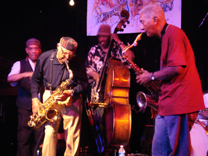In 2008, with Fred Anderson, William Parker and Kidd Jordan Vision Festival.png