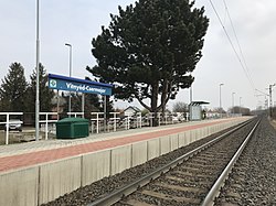 Vitnyéd-Csermajor railway station.jpg