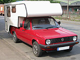 Volkswagen Caddy I som autocamper