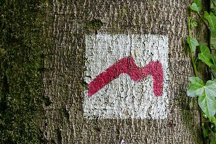 Mullerthal Hiking Trail markings