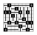 Example of solved Wall puzzle