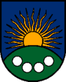 Mittagssonne im Wappen von Sonnberg im Mühlkreis