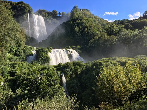 Waterfall Marmore in Terni