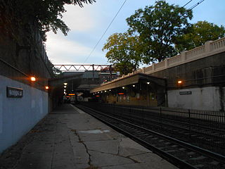 Watsessing Avenue station Rail station in New Jersey, US
