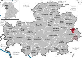 Kaart van Wilhelmsdorf