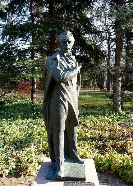 Пам'ятник Тарасові Шевченку у парку Ассінібойн, Вінніпег, Канада. Скульптор — Лео Мол. © Herb Neufeld