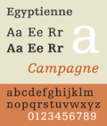 Thumbnail for Egyptienne (typeface)