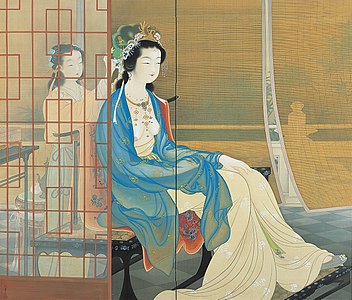 Uemura Shōen - Yang Guifei, 1922