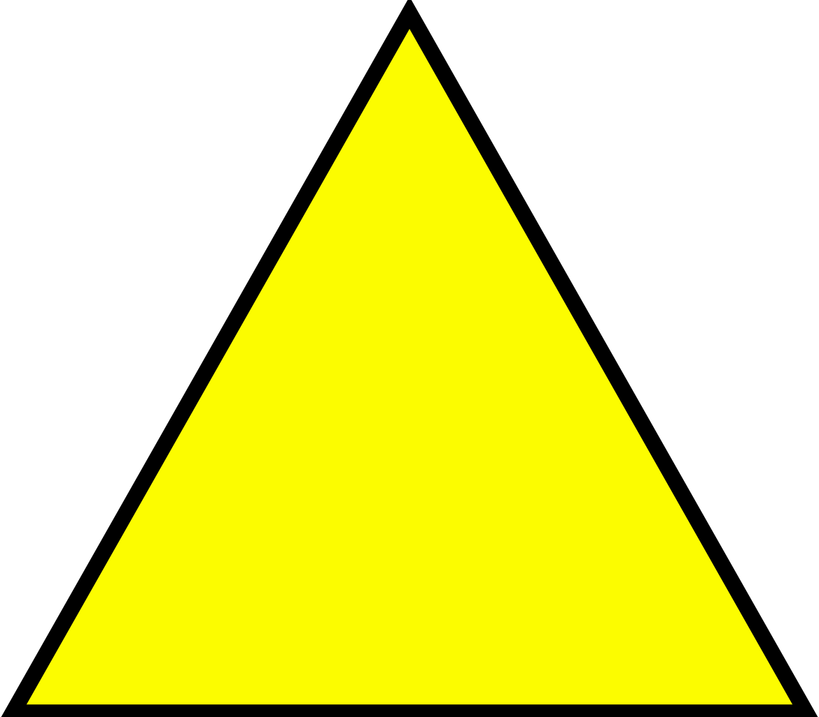 Upside Down Yellow Triangle Road Sign Meaning