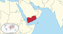Yemen in its region.svg