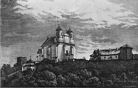 Le monastère en 1888.