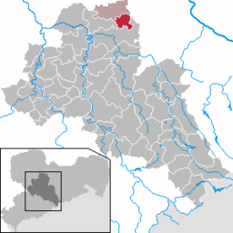 Läget för kommunen Zschaitz-Ottewig i Landkreis Mittelsachsen