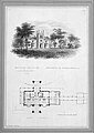 "Belmead", James River, Virginia, Residence of Philip St. George Cocke (vignette of riverside elevation and plan) MET MM75519.jpg