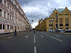 Лубянский проезд — слева от здания Политехнического музея.