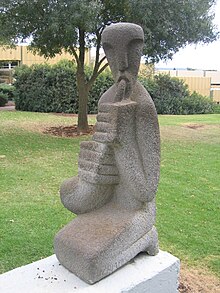 "Horn Player" (1964) by Achiam 'Joueur de Corne' par Ahiam "Achiam" Shoshany.jpg