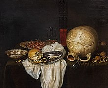 Maerten Boelema de Stomme - Nature morte à la cruche et aux crevettes (Still life with jug and prawns) - Musée des Beaux-Arts d'Agen