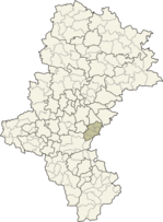 Localização do Condado de Bieruń-Lędziny na Santa Cruz.