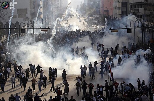 Rellen op "Anger Friday" in Caïro, januari 2011
