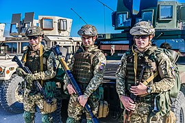 Українські десантники під час навчань