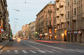 La rue Vosstaniya.