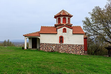 St. Elijah Church in the village of Lubnica, Macedonia