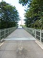 Brest Lambézellec : la passerelle de l'ancienne voie ferrée au-dessus du Bois de la Brasserie