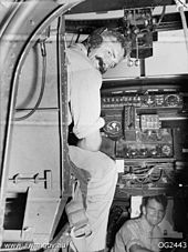 The pilot and another crew member of a No. 112 Air-Sea Rescue Flight Catalina 112 Flight crew (OG2443).jpg