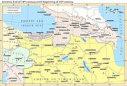 The Caucasus, c. 1378-1502. 128TurkomanDomin1378-1502.JPG