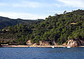 Català: Platja de Giverola (Tossa de Mar) This is a a photo of a beach in Catalonia, Spain, with id: PL-CT-17003-326